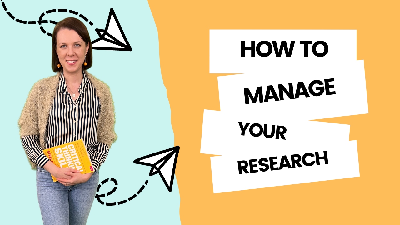 How to manage your research